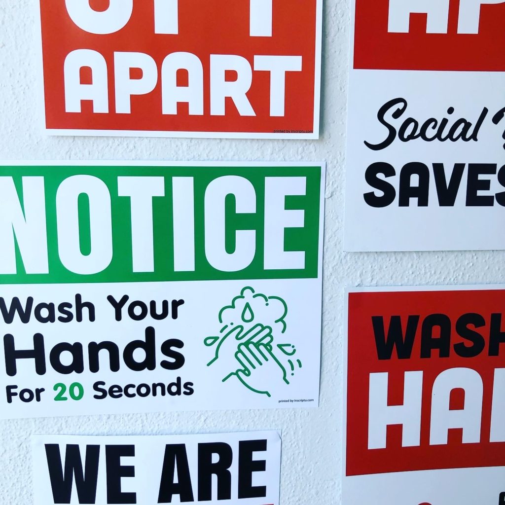 Wash Your Hands Signs