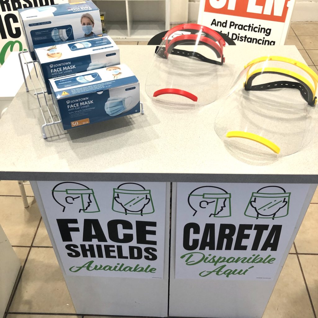 COVID face shields for sale