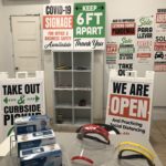 COVID Signs and Aframes