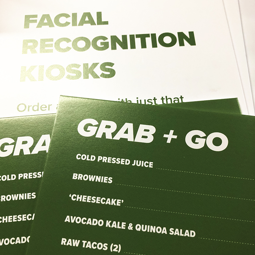 UV printed foamcore to go signs