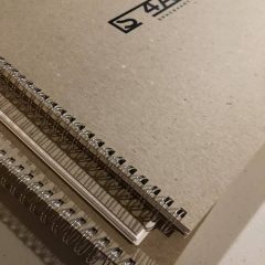 Wire-o-bound book