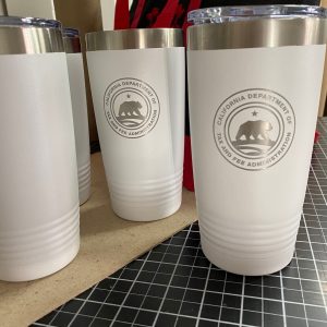 Engraved Tumblers with bear