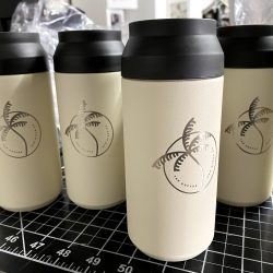 Engraved Tumblers prepped to go