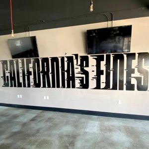 California wall graphic installation